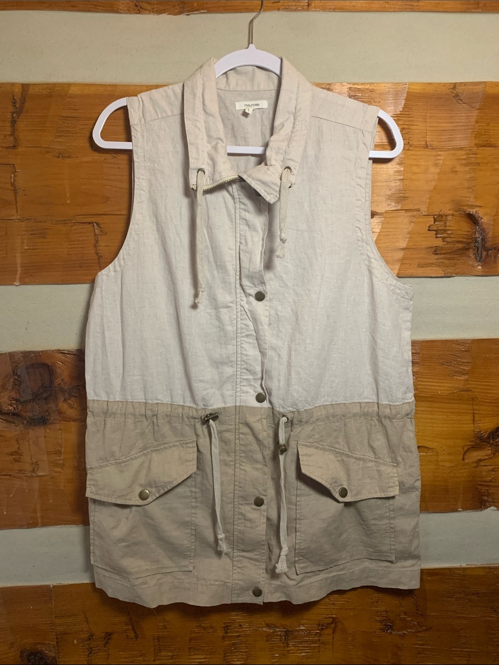 Maurice’s linen vest